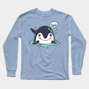 Swim orca Long Sleeve T-Shirt